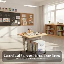 Contenitore per Libri design e accessibloità Scrivania con Ruote ampia Capacità