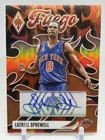 LATRELL SPREWELL 2023-24 Panini Phoenix En Fuego AUTO /49 NBA New York Knicks