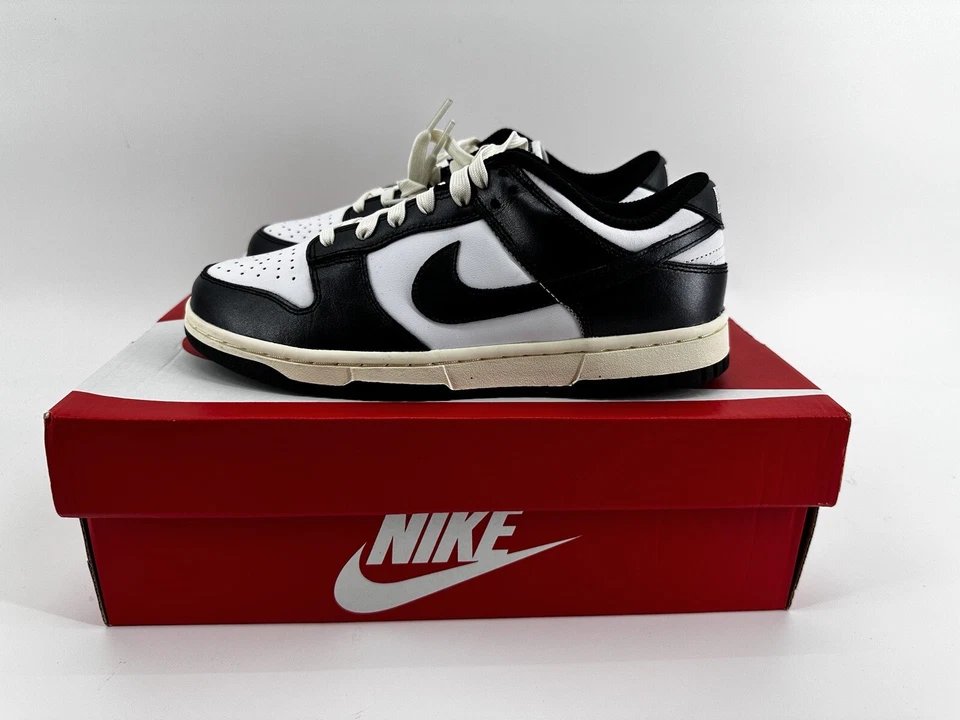 Nike Dunk Low Vintage Panda W7.5/M6 - Image 3 of 4