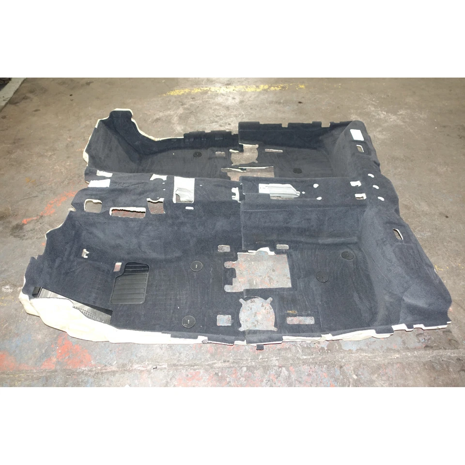 BMW F06 2014-2018 serie 6 gran cupé xDrive interior alfombra cubierta de suelo negro Foto 2 de 4