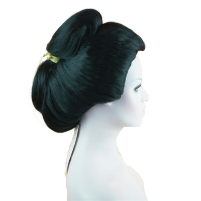 StrongBeauty Japanese wig Cosplay Wig Synthetic Hair Black Hair