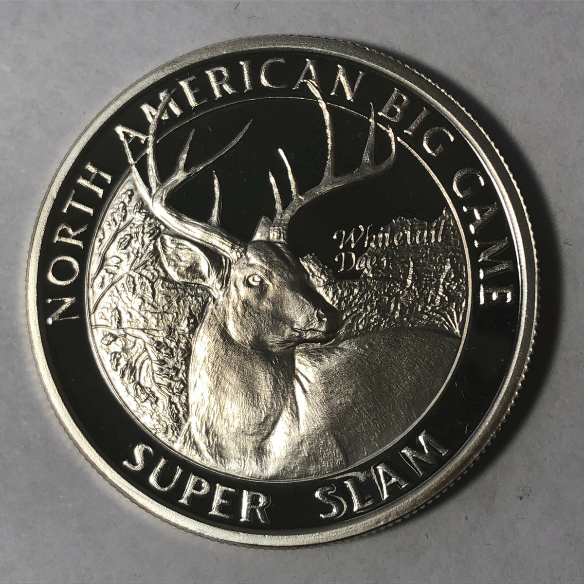Whitetail Deer North American Hunting Club 1 Ounce .999 Silver