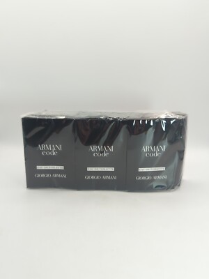 ARMANI CODE by GIORGIO ARMANI EAU DE TOILETTE 0.04 fl oz X 12 Pack SEALED NEW