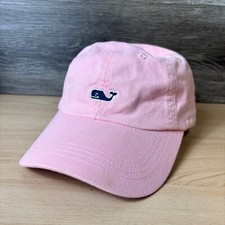 Vineyard Vines Hat Cap Strap Back Pink Blue Whale Preppy Adjustable