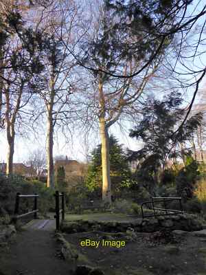 Foto 12x8 Johnston Gardens Wasserfall Aberdeen Fußgängerbrücke über einen Futterbringer bu c2017