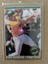 1993 O-Pee-Chee Premier Star Performers Mark McGwire