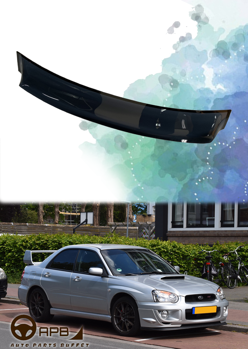 HOCAH 4 Pezzi Auto Deflettori Aria per Subaru Impreza 2010-2014,Parapioggia per Finestrino Deflettori Aria Laterale, Protezione Visiera Parasole