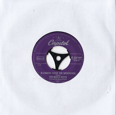 The Beach Boys -Bluebirds Over The Mountain / Never Learn Not To Love- 7'' 45 