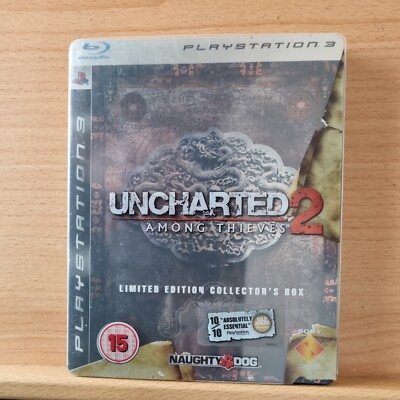 Steelbook + Notices Uncharted 2 Among Thieves PS3 - SANS LE JEU - Bon état