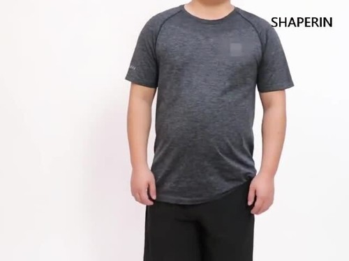 Herren Taillentrainer Weste Body Shaper Sauna Schweiß Bauchkontrolle Training Korsett - Video 1 von 1