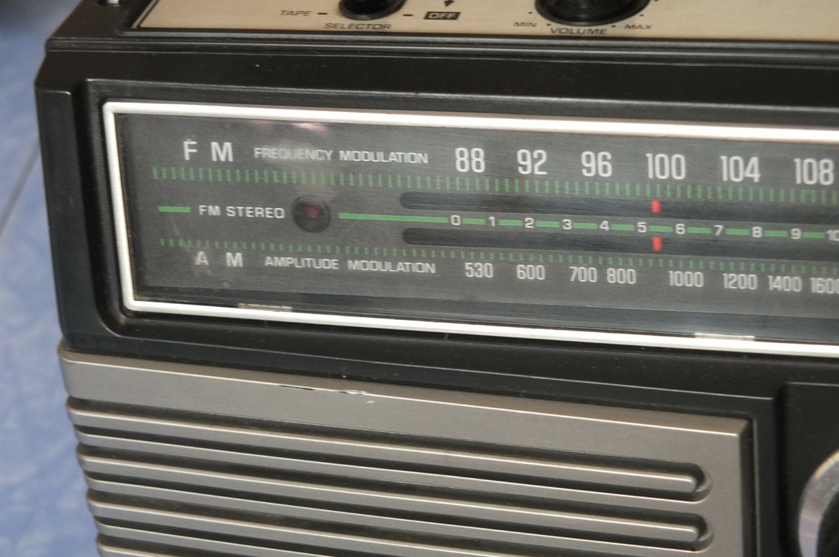 PANASONIC RS-836A Vintage Stereo 8 Track Tape Player AM-FM Boombox
