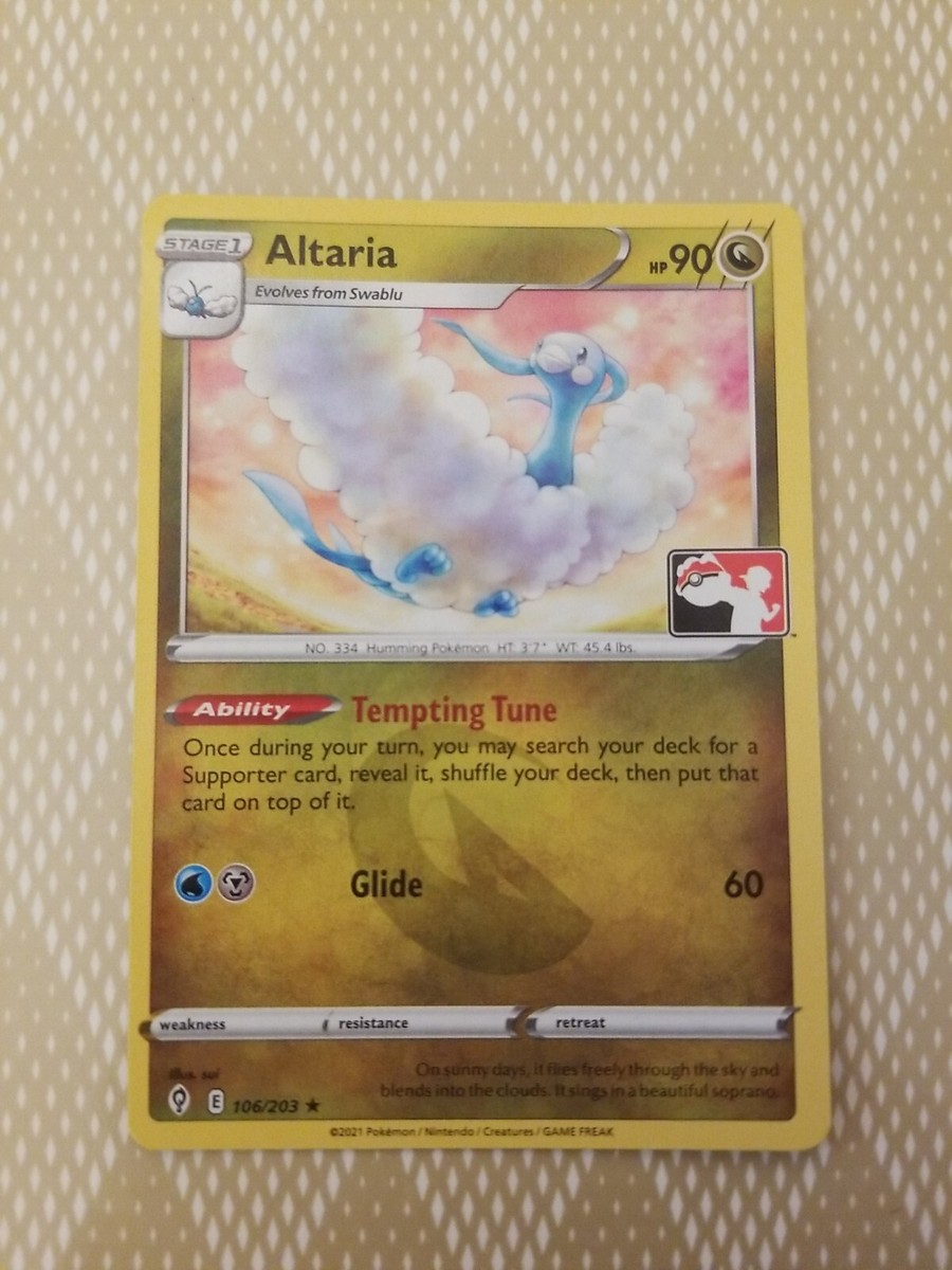 Altaria 106/203 Pokemon Prize Pack Promo Series 2 Pokemon Card NM