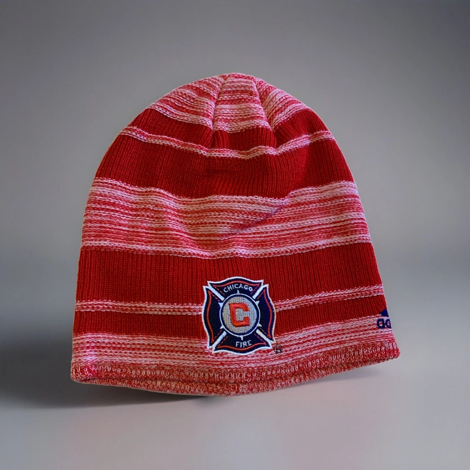 MLS Striped Adidas Beanie Winter Hat - Image 3 of 4