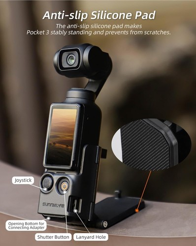 Durable Camera Expansion Adapter Magnetic Bracket Suitable for DJI Osmo Pocket 3 - Picture 3 of 9