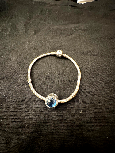 Pandora Moments Snake Chain Slider Bracelet (599652C01-2) Rare - Picture 3 of 6