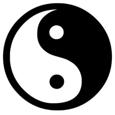 Yin Yang Sticker Decal