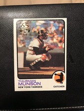 2016 Topps 65th Anniversary 1/1 Thurman Munson 1973 Card 142