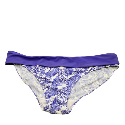 Matalan Bikinihose Blau weiß Gr. 44 Bikini Slip schnelltrocknend