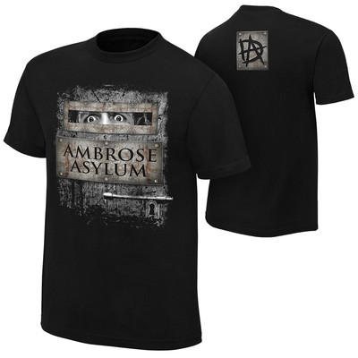 WWE DEAN AMBROSE ''AMBROSE ASYLUM'' SPECIAL EDITION OFFICIAL YOUTH T-SHIRT NEW 