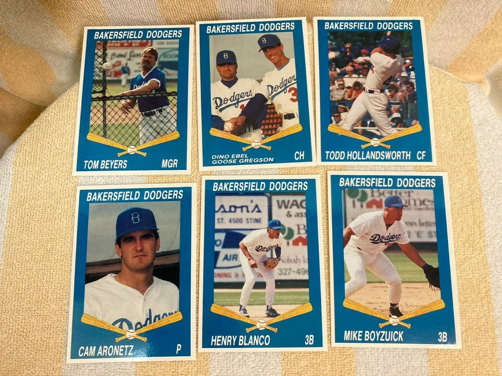1992 CAL LEAGUE CARDS BAKERSFIELD DODGERS (32) CARD SET eBay