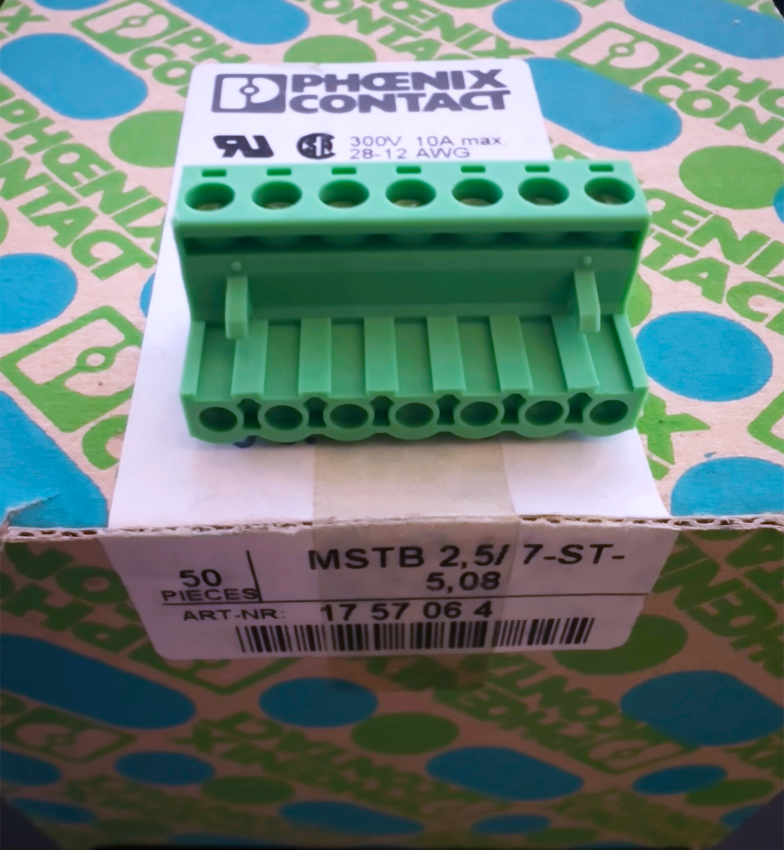 本 vb-5  No.2 MSTB 2,5/ 7-ST-5,08 1757064 Phoenix Contact PCB Connector 7 Pos