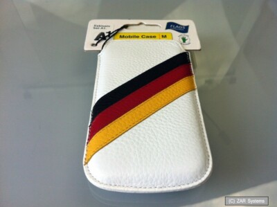 Galeli G-EASYWM14M-01 Flagge Deutschland Hülle Case Echt Leder für z.B. iPhone 4