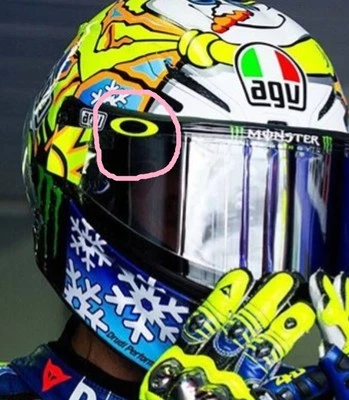 Calcomanías para visera Oakley O's Rossi x4 pegatinas todos los colores publicación gratuita del Reino Unido LEER ANUNCIO