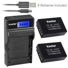 LP-E17 Battery LCD Slim Charger for Canon EOS 77D 750D 760D 800D 8000D M3 M5 M6