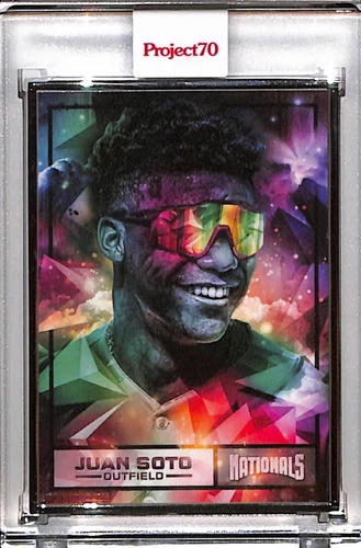 2021 TOPPS PROJECT 70 #794 JUAN SOTO BY MIKAEL B P70 AP SILVER FRAME 02/51