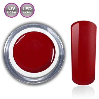 RM BEAUTYNAILS Farbgel Rot UV-Gel French Nails Nagel Design Led Nagelgel Nailart Colorgel