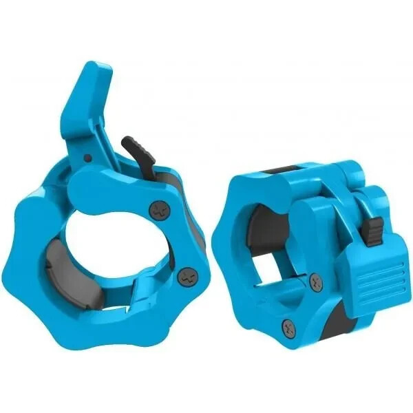 Bagues de serrage 50mm bleu en aluminium forgé pour barre de musculation olympique