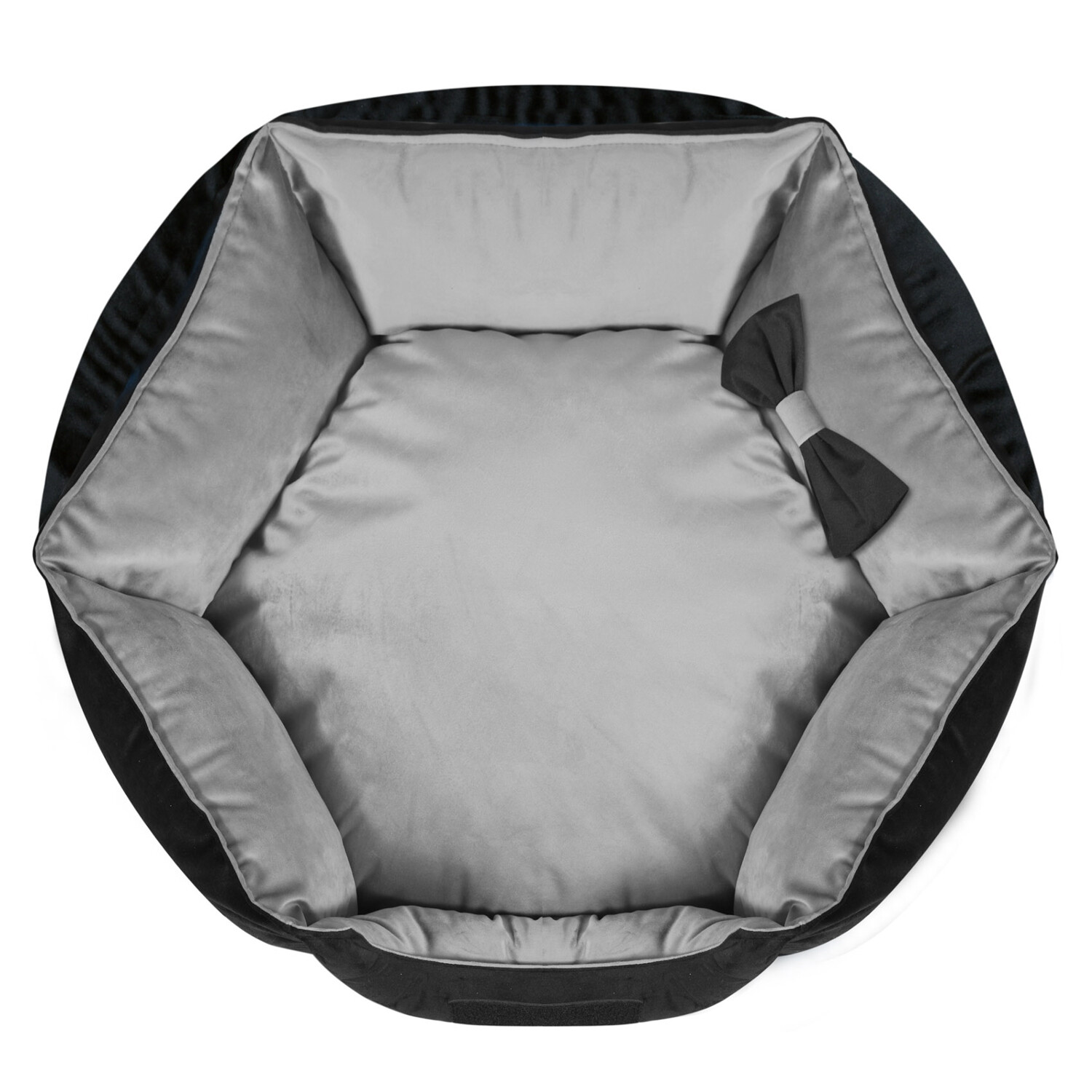 Lit pour chien gris déhoussable de 50 cm idéal pour chiot