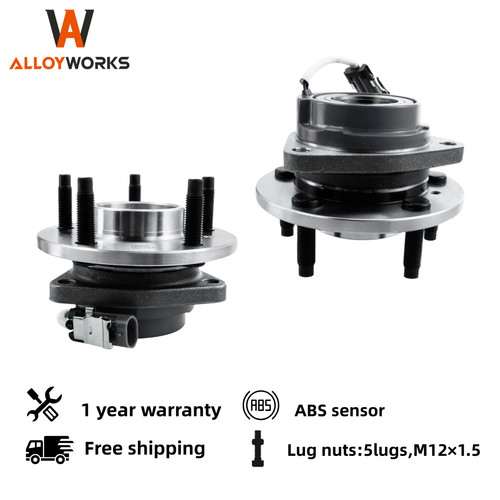 CCIYU Wheel Hub Bearing Assembly & CV Axle Shaft For Buick Century, LaCrosse, Regal, For Chevy Impala, Monte Carlo, Venture, For Pontiac Grand Prix, Montana Front Right 513203 Non ABS 5 Lugs - Foto 7