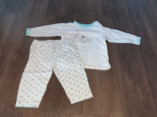 Schlafanzug * Größe 86 Schlafi Pyjama Nachtwäsche Schlafzeug Hase Mädchen Baby - Bild 4 von 7