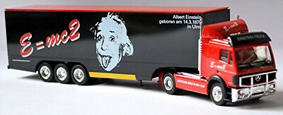 Mercedes Benz SK Koffersattelzug MB in Neu-Ulm Einstein Truck 1:87 Herpa