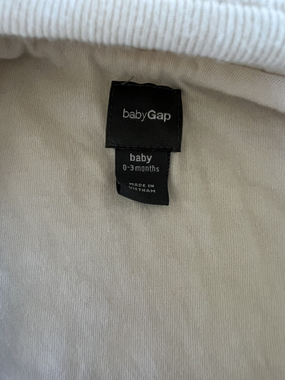 Baby Gap Winter Bunting 03 Months Creamy White Bear Hooded eBay