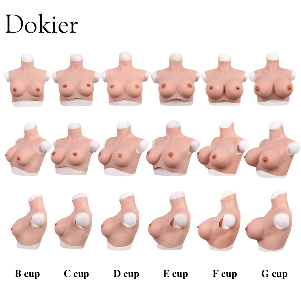 Dokier Realistic Silicone Crossdresser Breast Forms Fake Boobs
