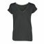 Miniaturansicht 3  - Damen Shirt Feinstrick-Optik Sommer Freizeit T-Shirt V-Ausschnitt Sonne