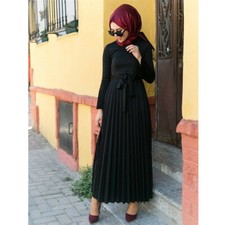 Dubai Muslim Women Abaya Long Sleeve Maxi Dress Islamic Party Robe Kaftan Turkay