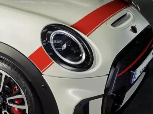 Car Hood Stripe Horizontal Sticker Kit For BMW Mini Cooper F56 JCW Bonnet Decals - Foto 4 di 11