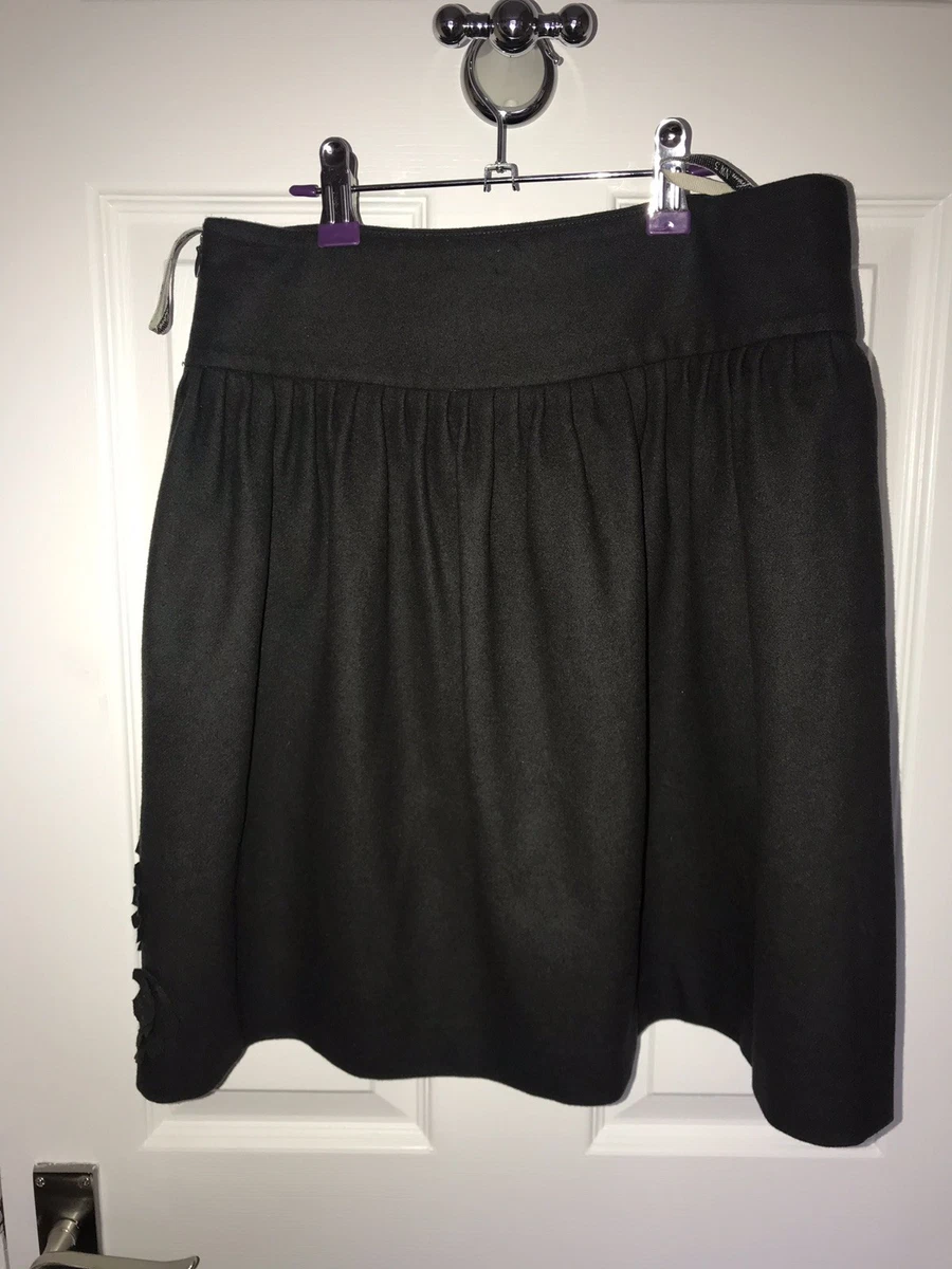 Hobbs grey cheap pleated skirt