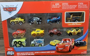 cars mini racers 10 pack