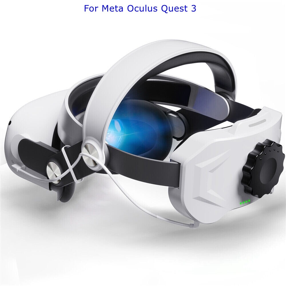 For Meta Oculus Quest VR with 6000mAh Battery Elite Head Strap Band  Adjustable - Main Image