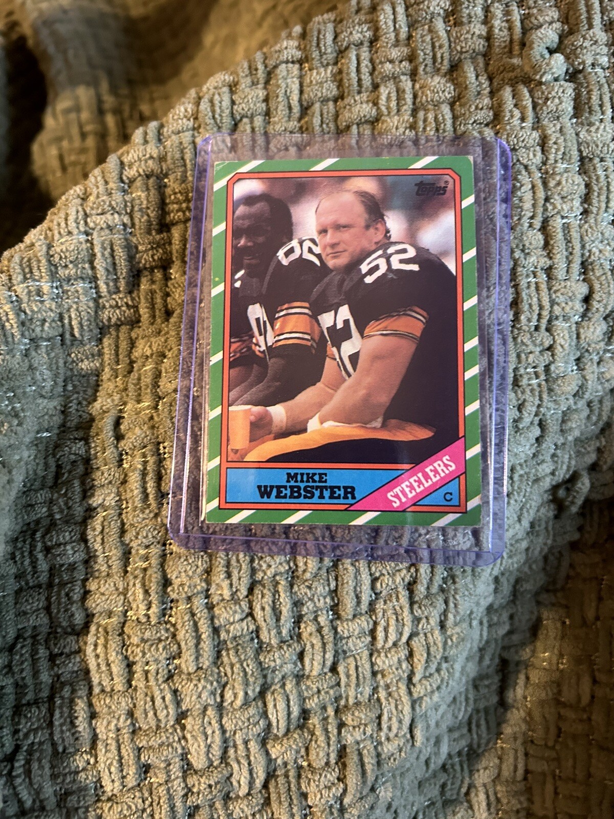 1986 Topps Football Mike Webster #286