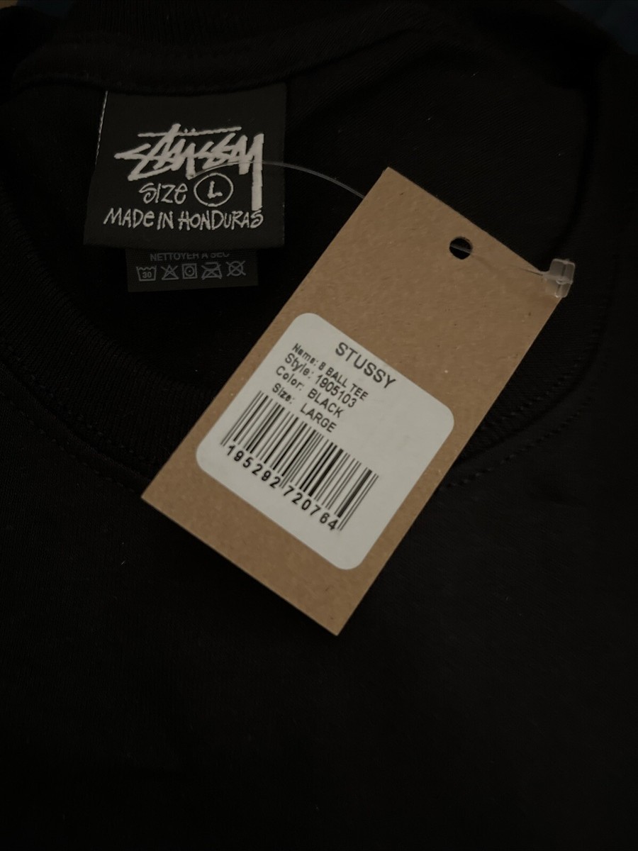 Stussy 8 Ball Tee Black Large New With Tags | eBay