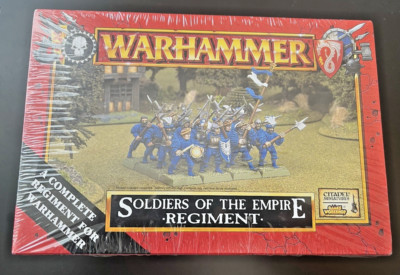 Warhammer Soldiers of the Empire Regiment NIB Plastic/Metal OOP Citadel 1998 Ed.
