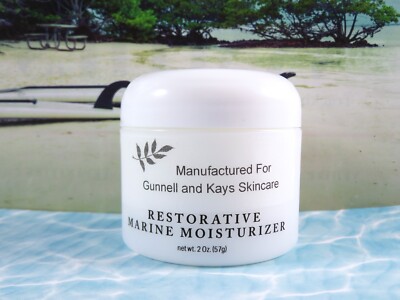 Restorative Marine Moisturizer Facial Skin Hydration Red Algae Vitamin E 2 Ounce