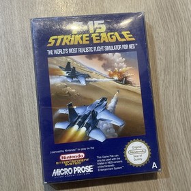 F-15 Strike Eagle - Nintendo NES Game Boxed w/ Manual PAL UK
