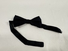 Vintage All Silk Adjustable Black Bow Tie   The Original Adjustolox