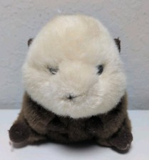 Aurora 5" Otter Beanie Plush Stuffed Animal S43